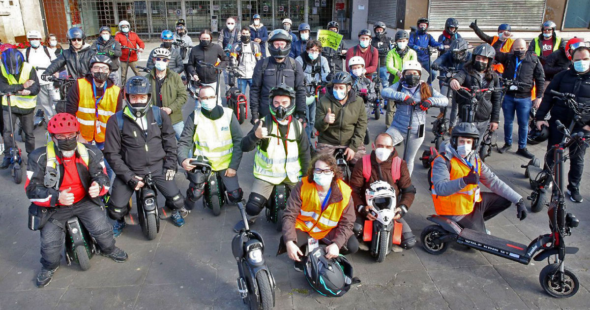 Manifestación en febreiro de 2022 en Vigo